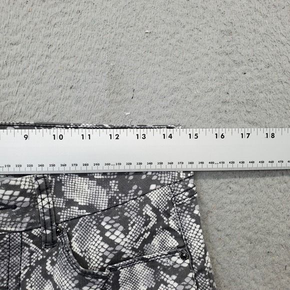 Seven7 Pants Womens Size 8 Multi Snakeskin Print 5 Pockets‎ High Rise Skinny Leg - Picture 5 of 8
